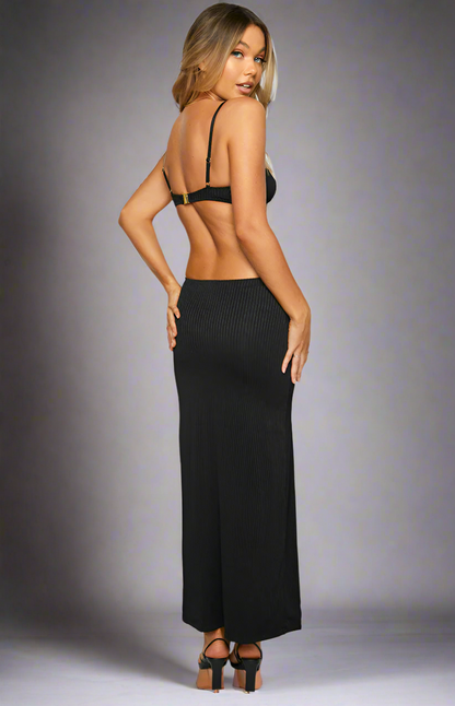 Claudine Ribbed Maxi Dress