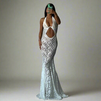Hélène Lace Maxi Dress